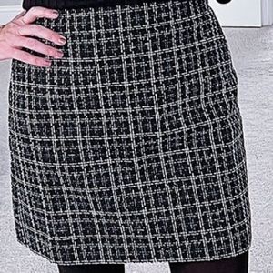 Loft Tweed Skirt gf metallic threading throughout